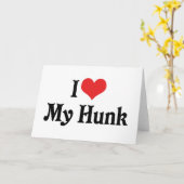 Ik hou van mijn brok kaart (Gele Bloem)