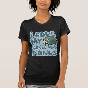 Ik hou van mijn bronzen pionus Twofer Shirt