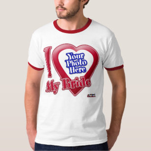 Ik hou van mijn bruid - Foto T-shirt