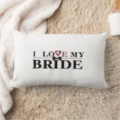 Ik hou van mijn bruid kussensloop kussen (Deken)
