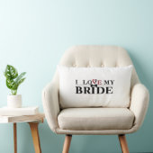 Ik hou van mijn bruid kussensloop kussen (Stoel)