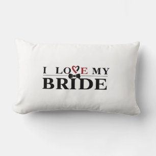 Ik hou van mijn bruid kussensloop kussen