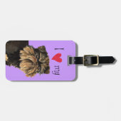 Ik hou van mijn Brussels Griffon Bagagelabel (Voorkant horizontaal)