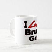 Ik hou van mijn Brussels Griffon Koffiemok (Voorkant links)