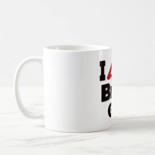 Ik hou van mijn Brussels Griffon Koffiemok (Links)