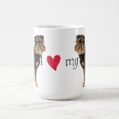 Ik hou van mijn Brussels Griffon Koffiemok (Center)