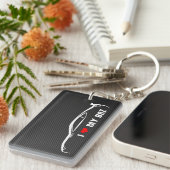 Ik hou van mijn BRZ Sleutelhanger (Voorkant Rechts)