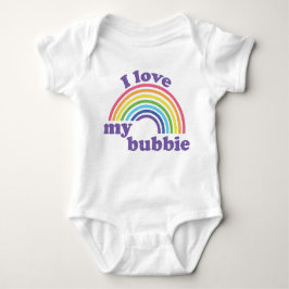 Ik hou van mijn Bubbie - Mooie Regenboog Romper