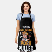 Ik hou van mijn buik en mijn varkensvlees. schort (Gedragen)
