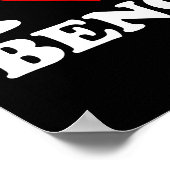 Ik hou van mijn buikkat poster (Hoek)