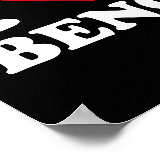 Ik hou van mijn buikkat poster (Hoek)