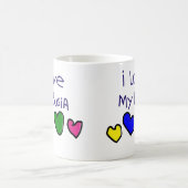 Ik hou van mijn buizencadeau (Poolse oma) Koffiemok (Center)