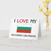 Ik hou van mijn Bulgaarse Vriendin Kaart (Gele Bloem)