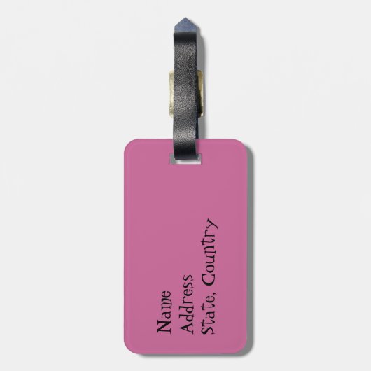 Ik hou van mijn bull Terrier Bagagelabel (Achterkant verticaal)