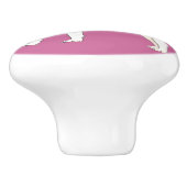 Ik hou van mijn bull Terrier Keramische Knop (Zijkant)