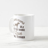 Ik hou van mijn bull Terrier Koffiemok (Voorkant links)