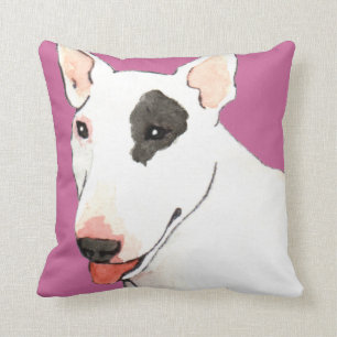 Ik hou van mijn bull Terrier Kussen