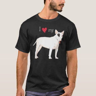 Ik hou van mijn bull Terrier T-shirt