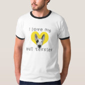 Ik hou van mijn Bull Terriër T-shirt (Voorkant)