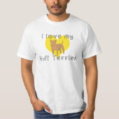 Ik hou van mijn Bull Terriër T-shirt (Voorkant)