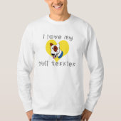 Ik hou van mijn Bull Terriër T-shirt (Voorkant)