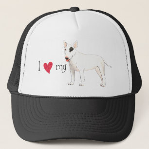 Ik hou van mijn bull Terrier Trucker Pet