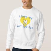 Ik hou van mijn Bull Terriër Trui (Voorkant)