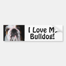 Ik hou van mijn Bulldog.