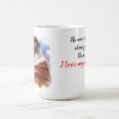 Ik hou van mijn Bulldog Coffee Mok Cup (Center)