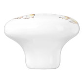 Ik hou van mijn Bulldog Keramische Knop (Zijkant)