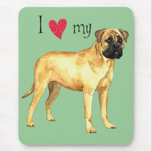 Ik hou van mijn Bullmastiff Muismat