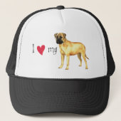 Ik hou van mijn Bullmastiff Trucker Pet (Voorkant)