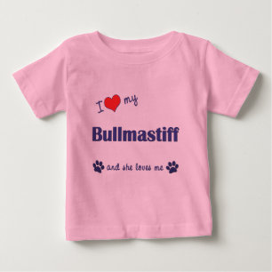 Ik hou van mijn Bullmastiff (Vrouw Dog)