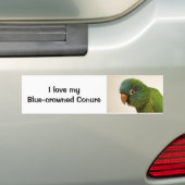 Ik hou van mijn Bumpersticker met een blauwe kont (Op auto)
