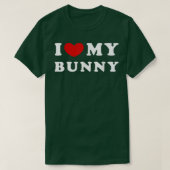 Ik hou van mijn Bunny, ik hoor mijn Bunny T-shirt (Design voorkant)