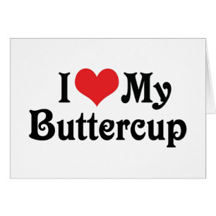 Ik hou van mijn Buttercup