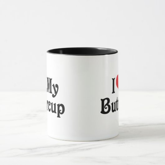 Ik hou van mijn Buttercup Mok (Midden)