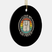 Ik hou van mijn cadeautje met cadeautjes voor cred keramisch ornament (Rechts)