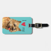 Ik hou van mijn Caïro Terrier Bagagelabel (Voorkant horizontaal)