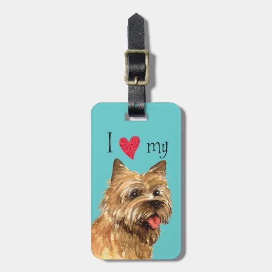 Ik hou van mijn Caïro Terrier Bagagelabel (Voorkant verticaal)