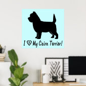 Ik hou van mijn Caïro Terrier Poster (Thuiskantoor)