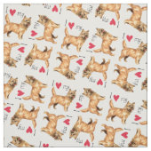 Ik hou van mijn Caïro Terrier Stof (Swatch)