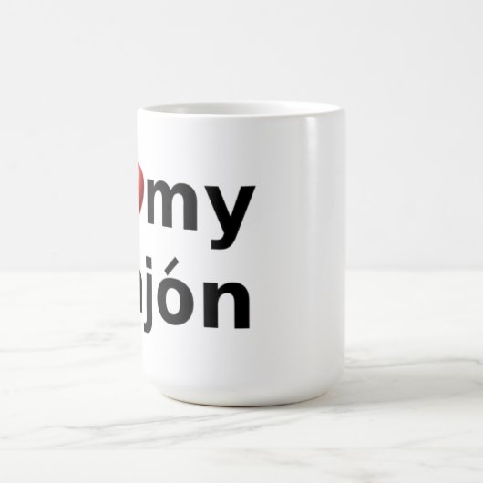 Ik hou van mijn Cajon mok (Center)