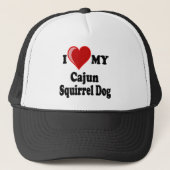 Ik hou van mijn Cajun Squirrel Dog Trucker Pet (Voorkant)