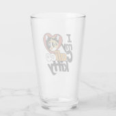 Ik hou van mijn Calico Kat Glas (Achterkant)