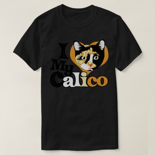 Ik hou van mijn Calico T-shirt (Design voorkant)