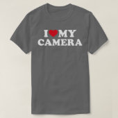 Ik hou van mijn camera t-shirt (Design voorkant)