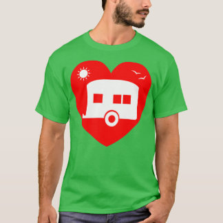 Ik hou van mijn Camper Caravan Summer Feestdagen T-shirt