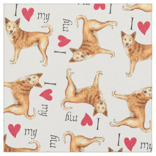 Ik hou van mijn Canaan Dog Stof