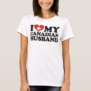 Ik hou van mijn Canadese echtgenoot T-shirt